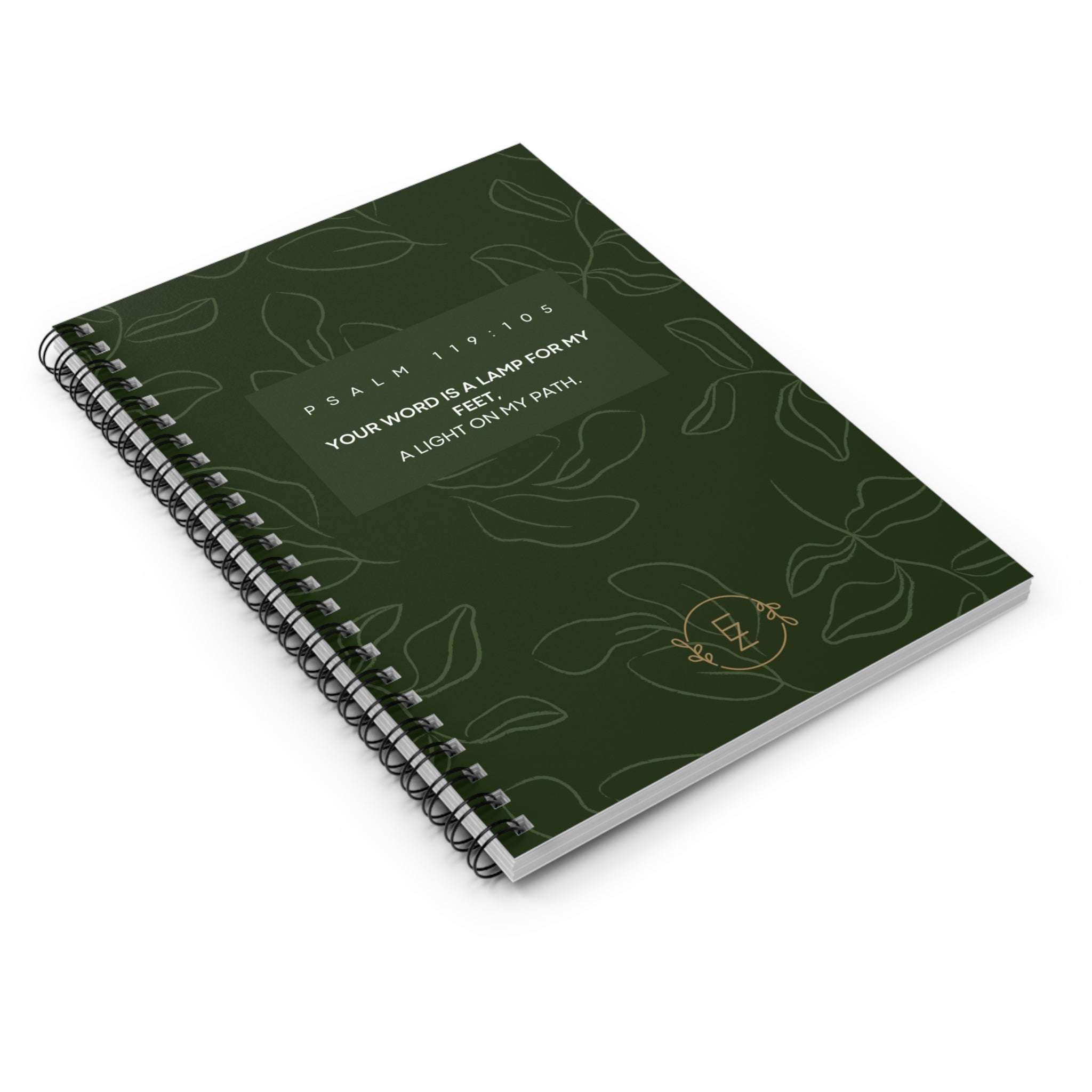 Psalm 119:105- Notebook-Emerald